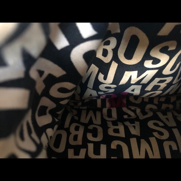 Gray Marc by Marc Jacobs leather shoulder bag, lots of pockets, used condition - Picture 5 of 8